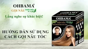 Hướng dẫn sử dụng dầu gội nhuôm tóc Ohbama