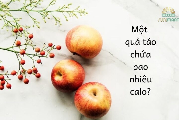 mot qua tao chua bao nhieu calo